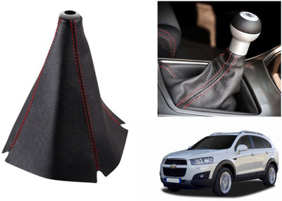 

Speedwav Leatherette Cover for Chevrolet Captiva Car Gear Lever(Black)
