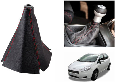

Speedwav Leatherette Cover for Fiat Punto Car Gear Lever(Black)