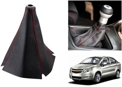 

Speedwav Leatherette Cover for Chevrolet Sail Car Gear Lever(Black)