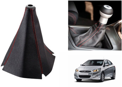 

Speedwav Leatherette Cover for Hyundai Verna Fluidic Car Gear Lever(Black)