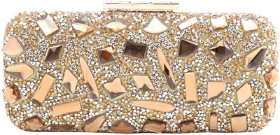 zuberi couture Casual Gold Clutch