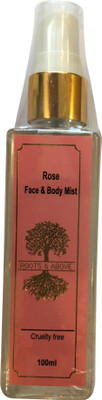 

Roots & Above Pure Natural Rose Spray Face And Body Mist - For Men & Women(100 ml)