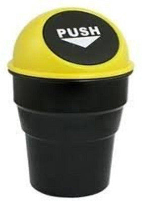 

ShopAis Designer Car Trash Bin Plastic Dustbin(Yellow)