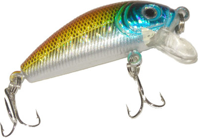 

Hunting Hobby Fishing Artifical Floating Fish, Hard Bait Fishing Lure(Pack of 1 Size 5)