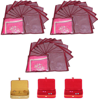 

Aadhya Multicombo saree cover & vanity boxes pack of 6 f(Multicolor)