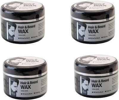 

Jeeya Beard & Hair Wax - 100 grams Hair Styler (Pack of 4) Hair Styler