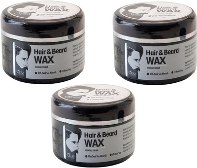 

Jeeya Styling Hair & Beard Gel Wax Different Styler (Pack of 3) Wax(100 g)