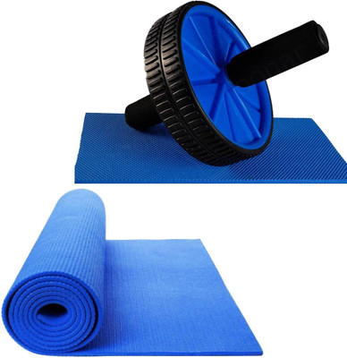 

Only Imported.com Daily Fitness Abs wheel With Yoga Mat Ab Exerciser(Multicolor)