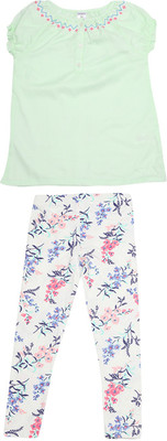 

Carter's Girls Casual Top Pyjama(Blue, Lt. blue (450)