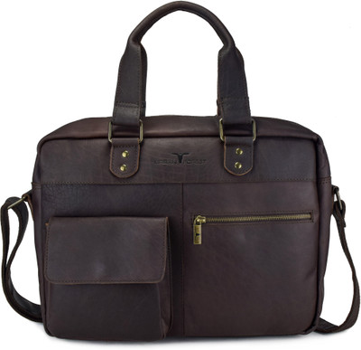 

Urban Forest 14 inch Laptop Messenger Bag(Brown), Dark brown