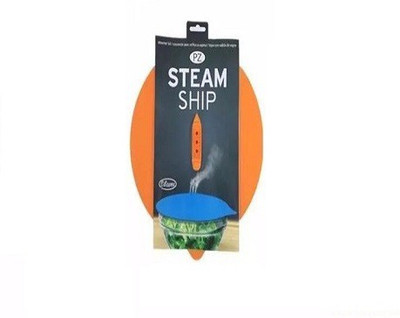 

ShopAis Steamer Lid-Food Covers Cute Design Steaming Pot Lids and Bowl Covers Keep Food Fresh FDA-approved and 100% BPA-free 10 inch Lid(Silicone)
