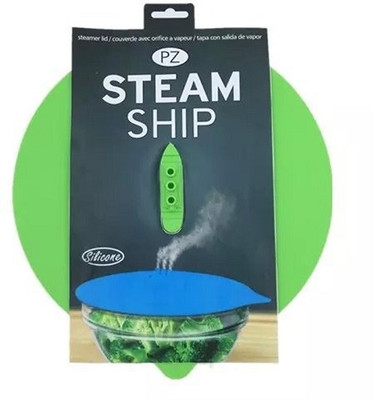 

ShopAis Steamer Lid-Food Covers Cute Design Steaming Pot Lids and Bowl Covers Keep Food Fresh FDA-approved and 100% BPA-free 10 inch Lid(Silicone)