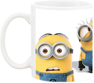

Ashvah Mug182 Ceramic Mug(350 ml), Multicolor