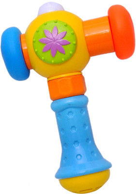 

Toyshine Musica l Soft Lightning Hammer A Fun Toy For Infants { NON- TOXIC }(Multicolor)