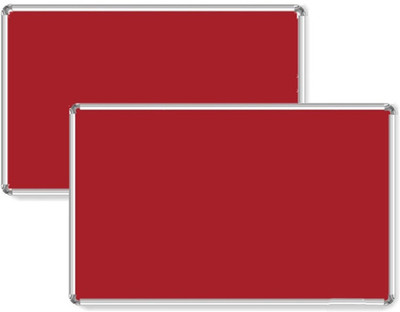

Masterfit Set of 2.Red Notice Board(45 cm 61 cm)