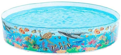

Dhawani Latest Blue PVC World Splash Swimming Pool - 8 Feet(Multicolor)