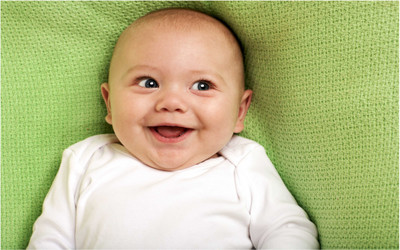

Cute Baby Smiling Poster for Room Paper Print(12 inch X 18 inch, Rolled)