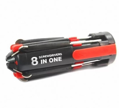 

Kumar Retail LED POWERFUL TORCH SCREWDRIVER SET Combination Screwdriver Set(Pack of 1), Red