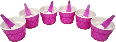 

Nayasa icecream serving set Bowl Spoon Serving Set