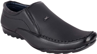 

Shoeniworld Slip On For Men(Black