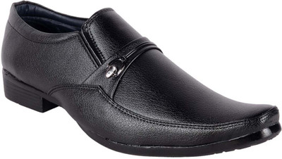 

Shoeniworld Slip On For Men(Black