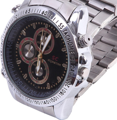 

MMHB Spy Wrist Watch Hidden Audio/video Recording .While recording no light Flashes.Sports Wrist Watch Camera Inbuild 16GB memory. Smartwatch(Silver Strap Medium)