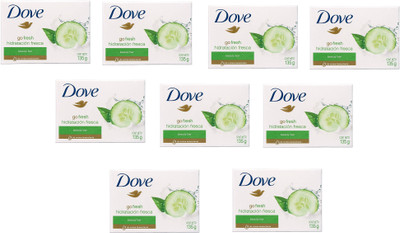 

Dove Imported (Made In EU) Go Fresh Fresh Moisturizing Beauty Cream Bar(135 g, Pack of 9)