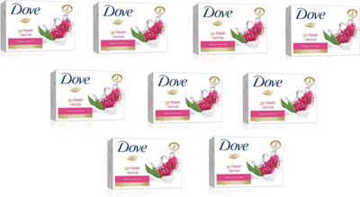 

Dove Imported (Made In EU) Go Fresh Revive Beauty Cream Bar(135 g, Pack of 9)