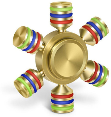 

Toygully Multicolor hexagon Fidget Spinner 3 - 5 Minutes Spin Time Toy(Multicolor)