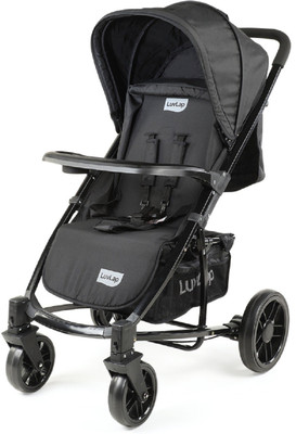 

LuvLap Elite Baby Pram Stroller - Black Stroller(3, Black)