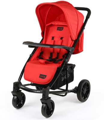 LuvLap Elite Baby Pram Stroller - Red Stroller(3, Red)