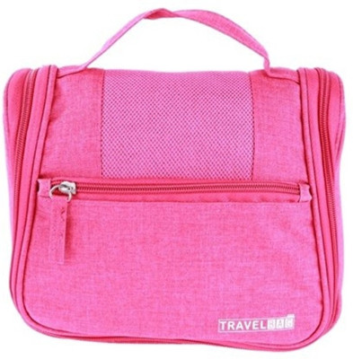 

Swarish Portable Waterproof Multi-functional Hanging Makeup Cosmetic Toiletry Travel Bag(Pink)