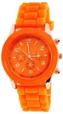 GUBBAREY Geneva Orange Watch  - For Women   Watches  (GUBBAREY)