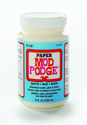

Mod Podge Waterbase Sealer, Glue And Finish For Paper , Cs11236 Matte Finish