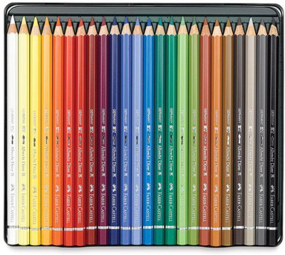 

Faber-Castel Fc117524 Albrecht Durer Artist Watercolor Pencils In A Tin (24 Pack), Assorted