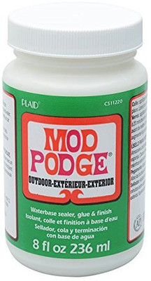 

Mod Podge Waterbase Sealer, Glue And Finish For Outdoor , Cs11220 Clear Finish