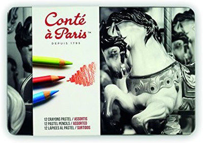 

Cont Paris Pastel Pencils With 12 Assorted Colors