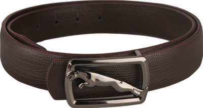

Finz Men Party Brown Genuine Leather, Synthetic Belt