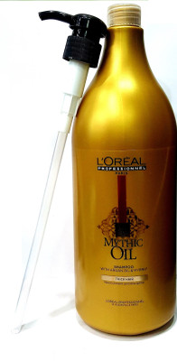 

L'Oreal Paris Set of 2 (Mythic Oil Shampoo+Dispensing Pump) 1500ml(Set of 2)