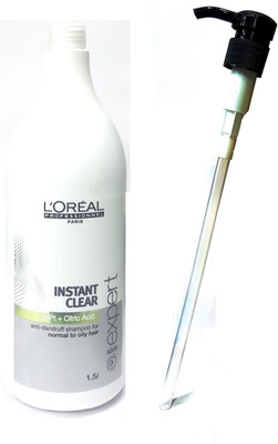 

L'Oreal Paris Set of 2 (Instant Clear Anti-Dandruff Shampoo+Dispensing Pump) 1500ml(Set of 2)