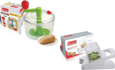 

Nestwell SWNW157N09 Plastic, Stainless Steel Detachable Dough Maker(Multicolor)