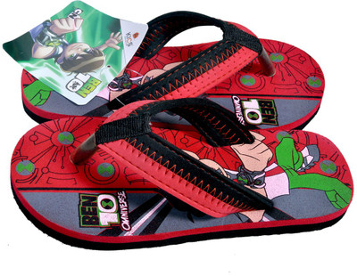 

Ben 10 Boys Slip On Slipper Flip Flop(Red