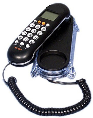 Italish KX - T666CID Landline Caller ID Phone Telephone Corded Phone Corded & Cordless Landline Phone with Answering Machine(Black) available at flipkart for Rs.689
