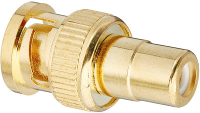 

Monoprice BNC Male to RCA Female - Adapter(Gold)