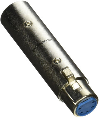 

Monoprice 601604 3-Pin Male to 5-Pin Female DMX Converter Adapter(Silver)