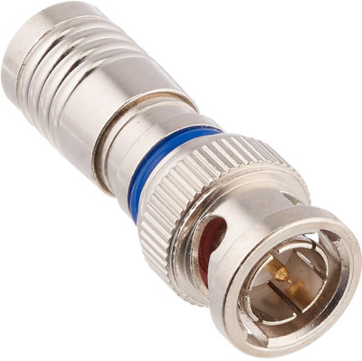 

Monoprice Male BNC Compression Connector for RG-59, 10-Pieces (109910) Adapter(Silver)