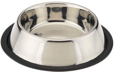 

Pets Empire Round Steel Pet Bowl(900 ml Silver)