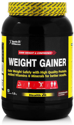 

HealthVit Weight Gainer Weight Gainers/Mass Gainers(1.5 kg, Chocolate)