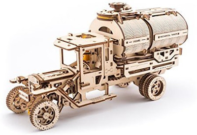 

Ugears Truck With Tanker Mechanical Wooden Model Kit 3D Puzzle Assembly(1 Pieces)