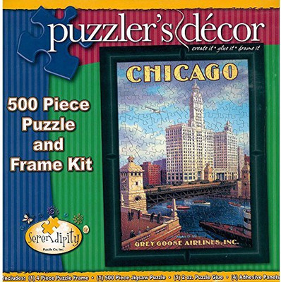 

Gift Item Chicago Puzzle And Frame Kit By Top Notch(500 Pieces)